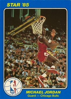 1985/86 Star Court Kings 5" x 7" Opened Pack - Featured Michael Jordan